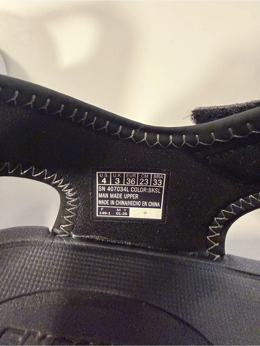 Skechers Microspec Splash Boys Sandals Size 4 Black Silver